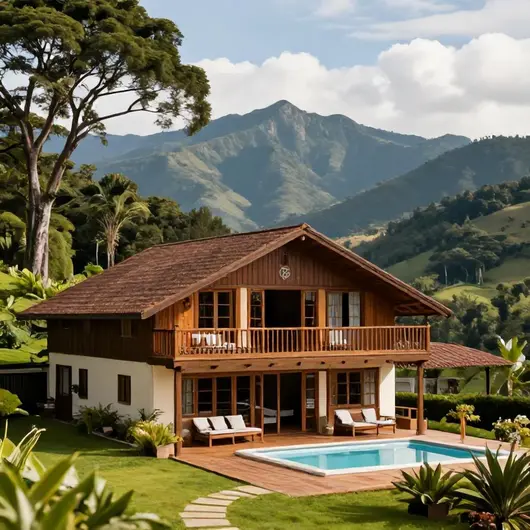 Chalé com hidro em Campos do Jordão: Conforto e Elegância na Montanha