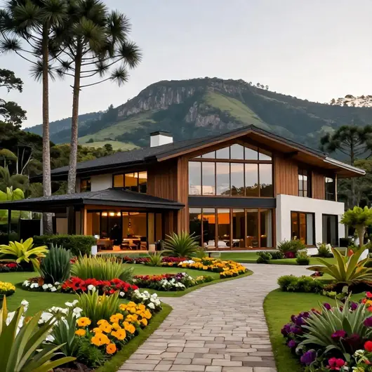 Descubra a Casa luxo de temporada em Campos do Jordão