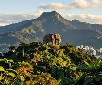 Vista Deslumbrante do Morro do Elefante em Campos do Jordão Vista Deslumbrante do Morro do Elefante em Campos do Jordão